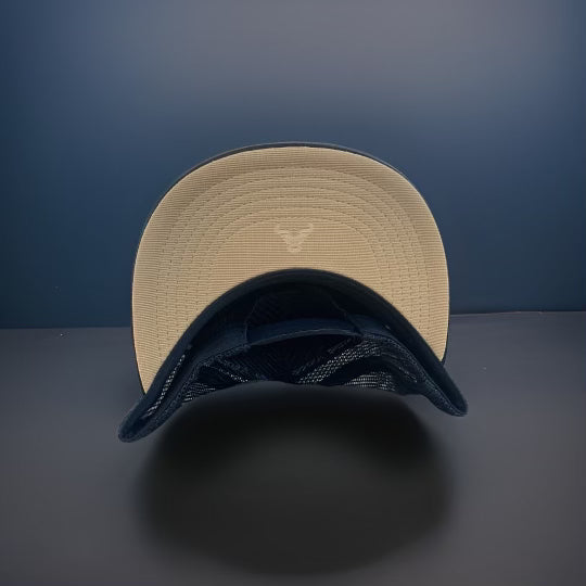 JR's Flat Bill Hat black/gold